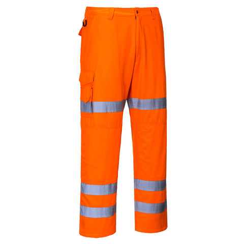 Warnschutzbundhose Combat mit 3 Reflexstreifen