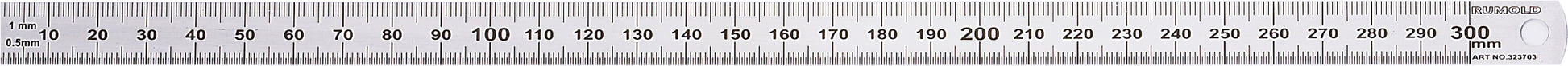 RUMOLD Stahllineal 30cm 323703