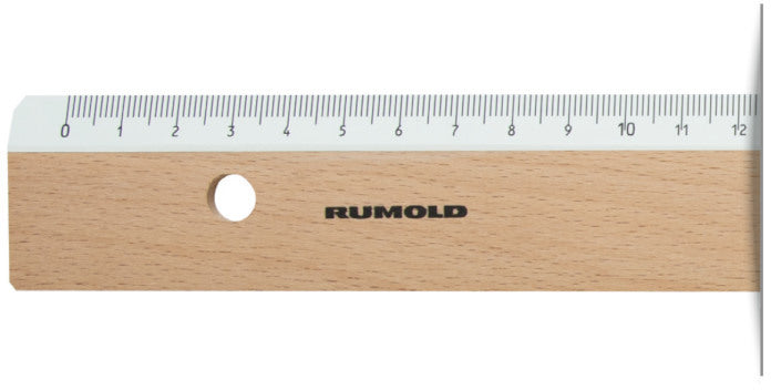 RUMOLD Flachlineal 100cm FL20/100 weiss