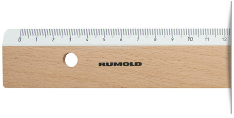 RUMOLD Flachlineal 100cm FL20/100 weiss