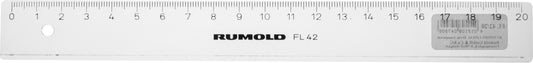 RUMOLD Schullineal 20cm FL42/20 transparent