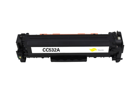 RebuiltH30Y, Made in Germany Toner passend zu HP CC532A yellow (2.800 S.) mit Chip
