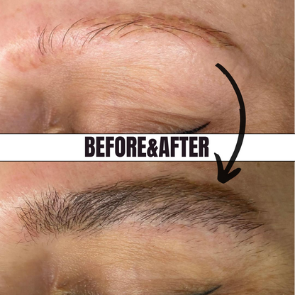 Cejas con vitaminas