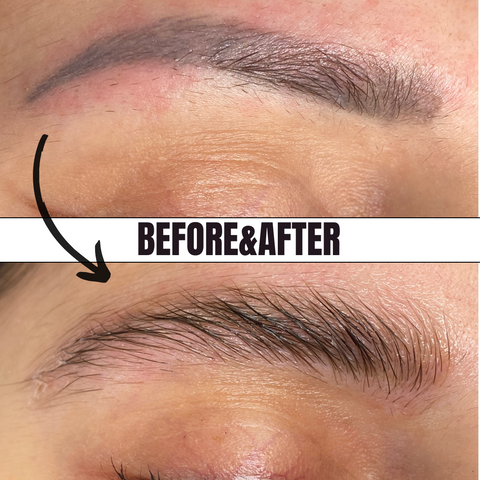Cejas con vitaminas