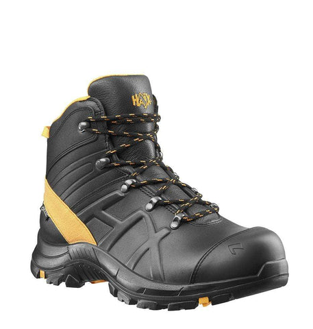 Robuste S3 Sicherheitsschuhe - Black Eagle 54 Mid Black Orange