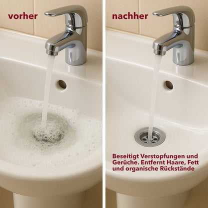 Rohr- und Abflussreiniger, elimina odori e ostruzioni, pH > 12, 10 litri