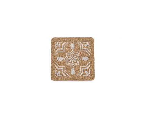 soñho Cortiça Azulejo Kork Topfuntersetzer 3er Set, 19 x 19 cm