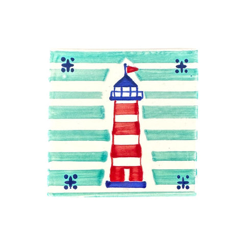 soñho Azulejo Faro Untersetzer, 10 x 10 cm