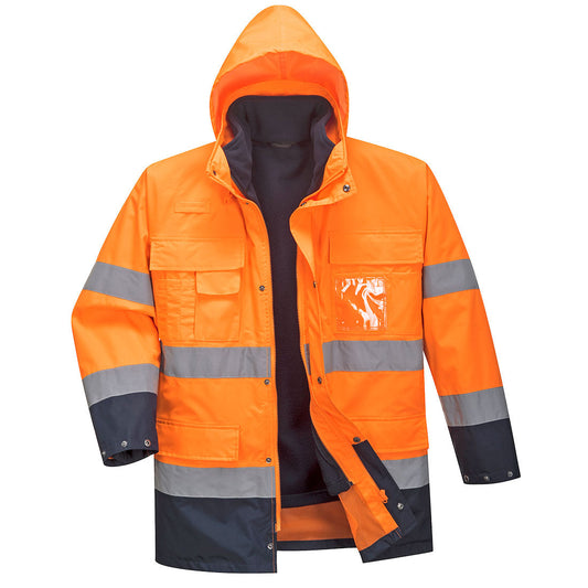 Portwest S162 Arbeitsjacke – Orange/Marine – robust & funktional