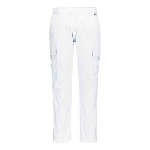 Portwest S231 Hose – Weiss – strapazierfähige Arbeitshose