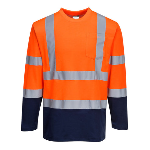 Portwest S280 Shirt – Orange/Marine – bequem & funktional