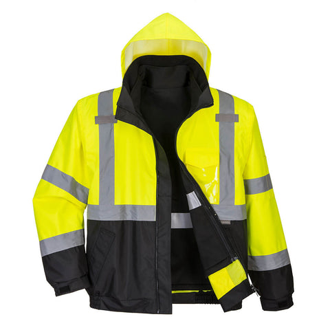Hi-Vis Premium 3-in-1 Pilotjacke