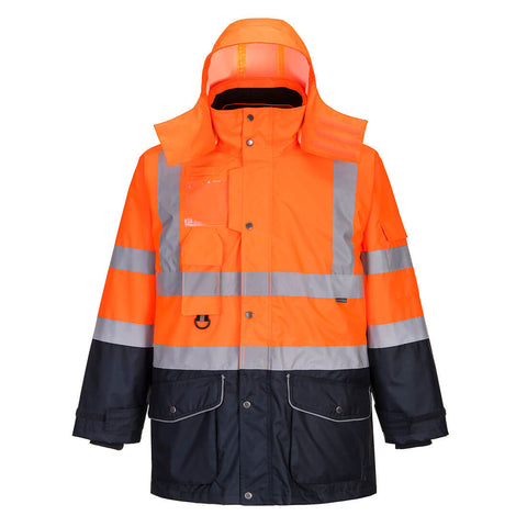 Portwest S426 Arbeitsjacke – Orange/Marine – robust & funktional
