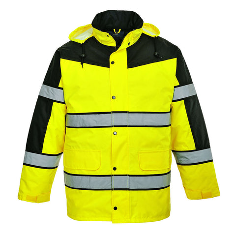 Klassische 2-farbige Warnschutzjacke
