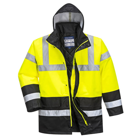 Portwest S466 Arbeitsjacke – Gelb/Schwarz – robust & funktional