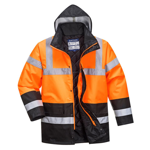 Portwest S467 Arbeitsjacke – Orange/Schwarz – robust & funktional