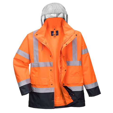 Portwest S471 Arbeitsjacke – Orange/Marine – robust & funktional