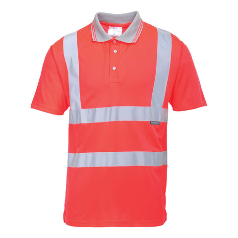 Portwest S477 Poloshirt – Rot – bequem & funktional
