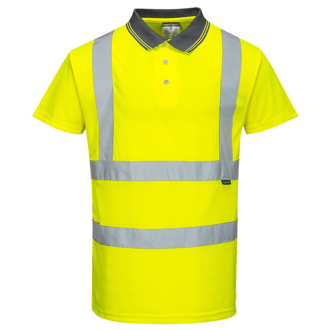 Portwest S477 Poloshirt – Gelb – bequem & funktional