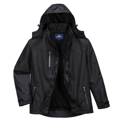 Portwest S555 Arbeitsjacke – Schwarz – robust & funktional