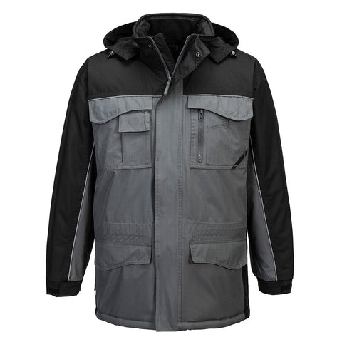 Portwest S562 Arbeitsjacke – Schwarz/Grau – robust & funktional