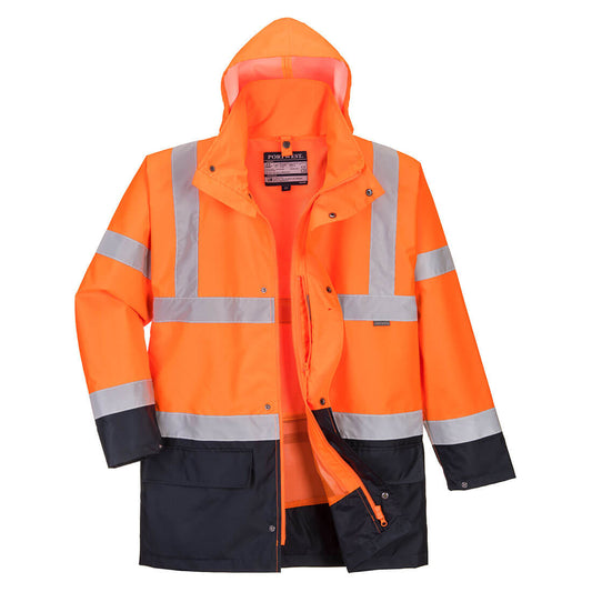 Portwest S766 – Arbeitsjacke – Orange/Marine – robust & funktional