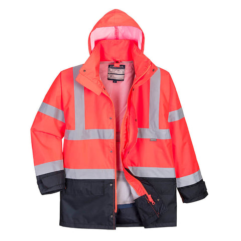 Portwest S768 – Arbeitsjacke – Rot/Marine – robust & funktional