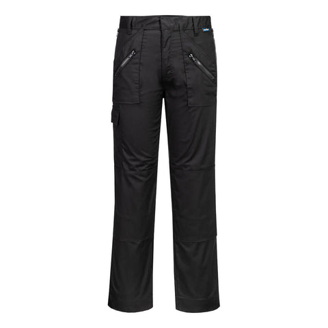 Portwest S905 Hose – Schwarz – strapazierfähige Arbeitshose