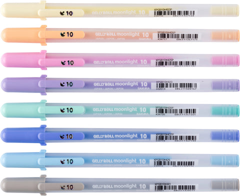 SAKURA Gelly Roll 0.50mm POXPGBMOO8 Moonlight Pastel 10 Stück