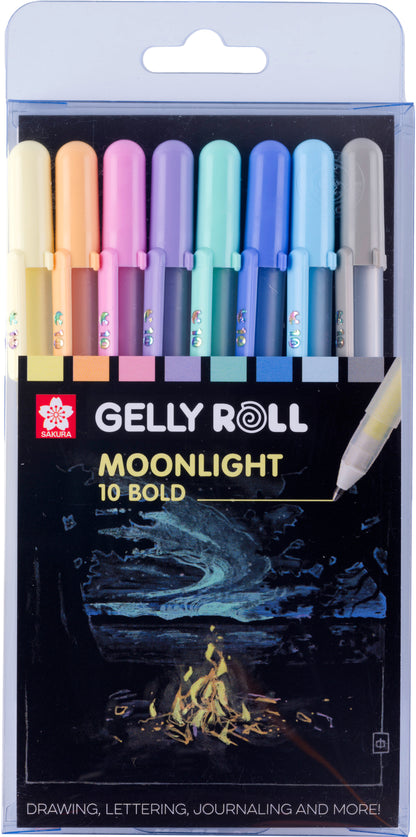SAKURA Gelly Roll 0.50mm POXPGBMOO8 Moonlight Pastel 10 Stück