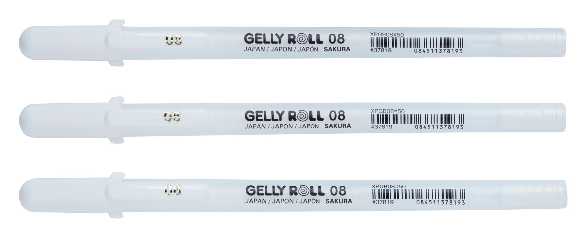 SAKURA Gelly Roll 0.4mm POXPGBWH3 White 3 Stück