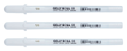 SAKURA Gelly Roll 0.4mm POXPGBWH3 White 3 Stück