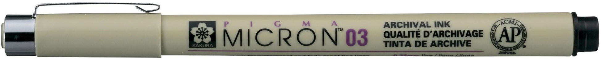 SAKURA Fineliner Pigma Micron 0,35mm XSDK0349 schwarz