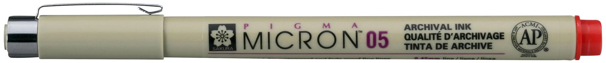 SAKURA Fineliner Pigma Micron 0,45mm XSDK0519 rot