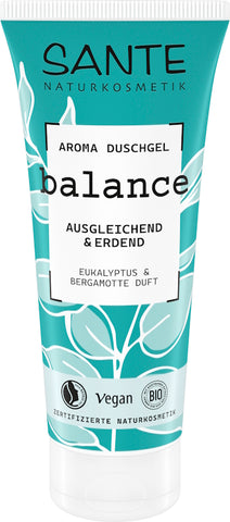 SANTE Shower Gel Balance eucalyptus and bergamot