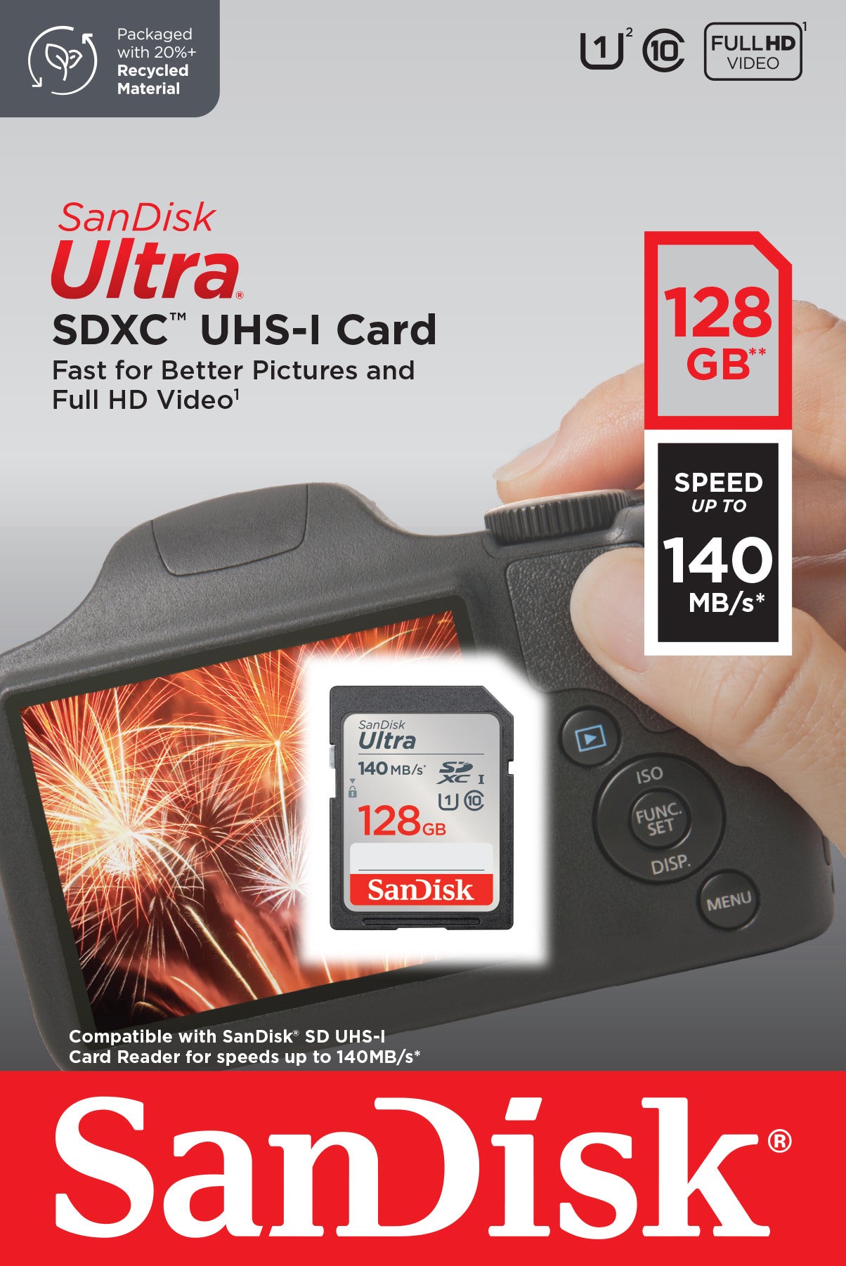 SANDISK Ultra SDXC 128GB SDSDUNB-128G-GN6IN