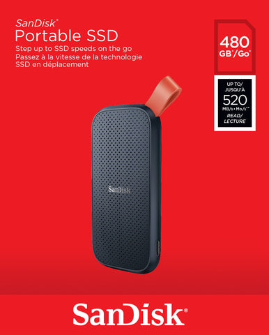SANDISK Portable SSD 480GB SDSSDE30-480G-G25
