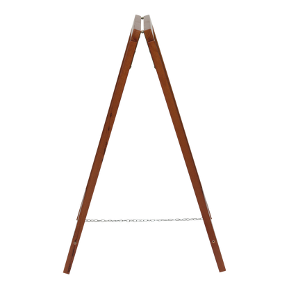 Securit® Holz Kundenstopper Deluxe, 85x55cm, Mahagoni, Outdoor