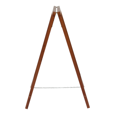 Securit® Holz Kundenstopper Deluxe, 85x55cm, Mahagoni, Outdoor
