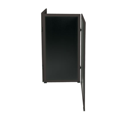 Securit® Multiboard Kreidetafel mit Holzrahmen, Schwarz, 115x60cm, Outdoor