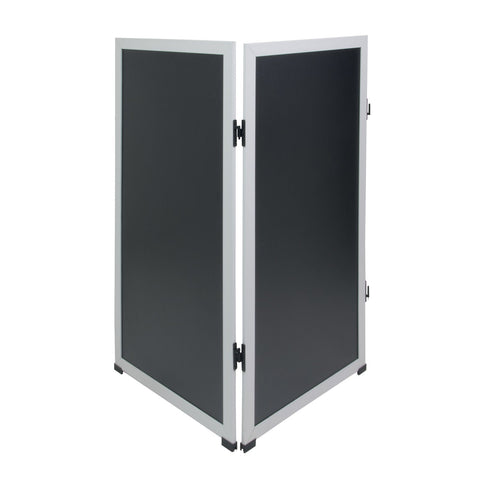 Securit® Multiboard Kreidetafel mit Holzrahmen, Silber, 115x60cm, Outdoor
