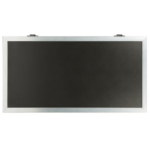 Securit® Multiboard Kreidetafel mit Holzrahmen, Silber, 115x60cm, Outdoor