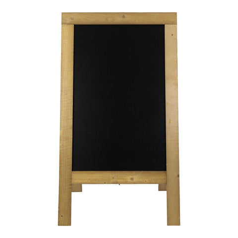 Securit® Holz Kundenstopper "Vintage", 135x75cm, Natur, Outdoor