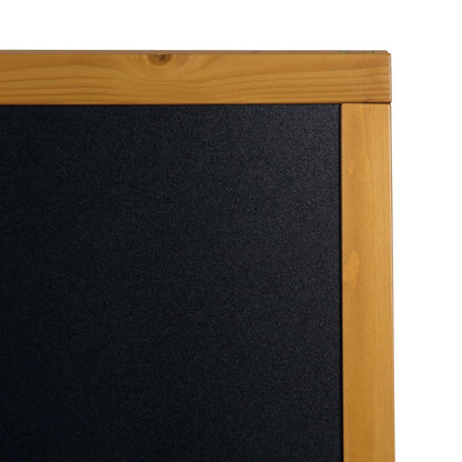 Securit® Holz Kundenstopper 125x69cm, Hellbraun, Outdoor