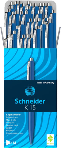 SCHNEIDER Kugelschreiber K15 1mm 15541600 blau, 50 Stück
