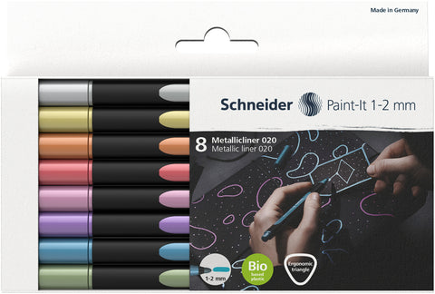SCHNEIDER Fasermaler Paint-it ML02011502 8er Etui