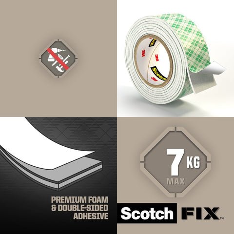 SCOTCH Innenmontageband 19mmx1,5m 4496G-1915-P
