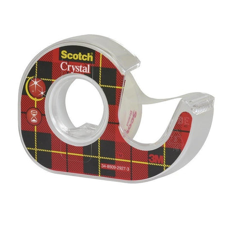 SCOTCH Magic Tape Crystal 19mmx25m 6-1925D kristallklar, auf Abroller