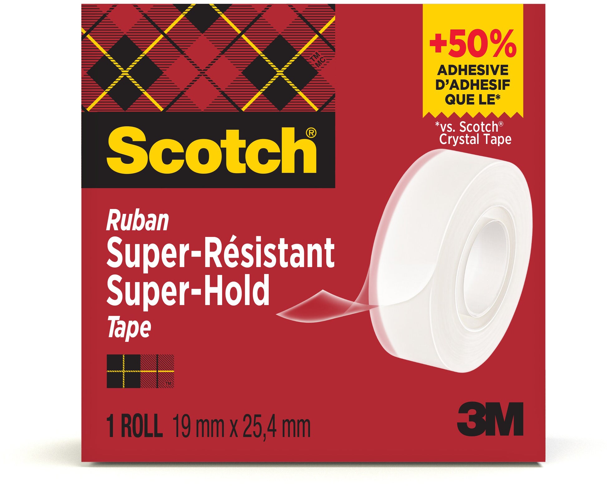 SCOTCH Super-Hold 19mmx25.4m 700N transparent