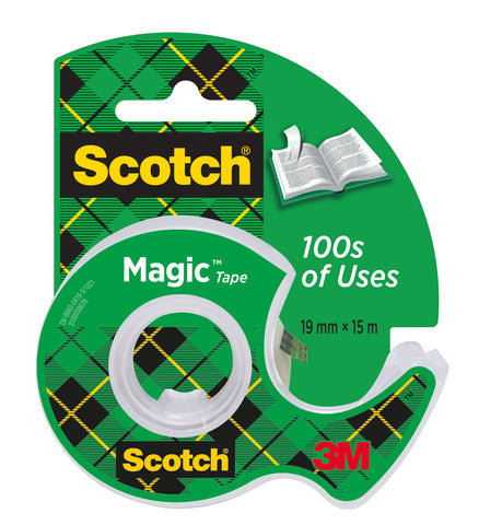 SCOTCH Magic Tape 810 19mmx15m 8-1915D unsichtbar, auf Abroller
